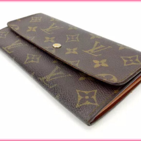 Louis Vuitton Purse Long Wallet Monogram Brown Woman Authentic Used - Picture 5 of 5